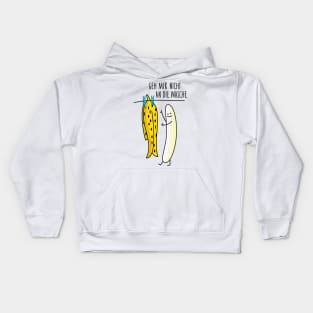 Banana and laundry sayings Kids Hoodie